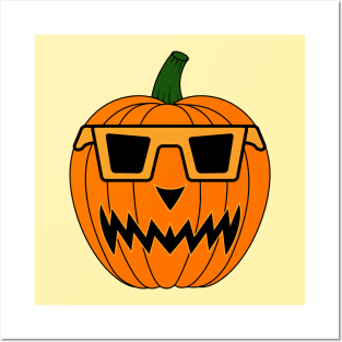 Halloween pumpkin Posters and Art